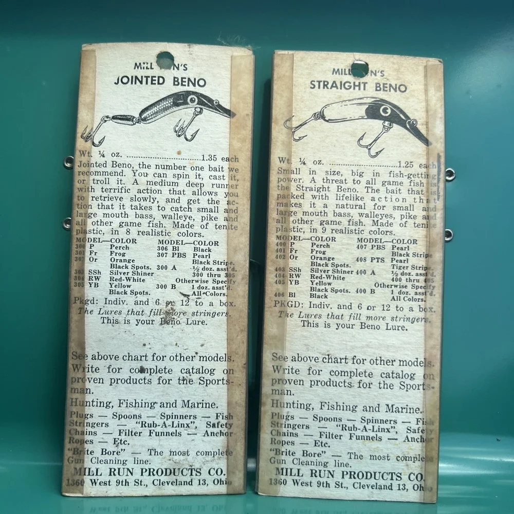 Beno Vintage Fishing Lures